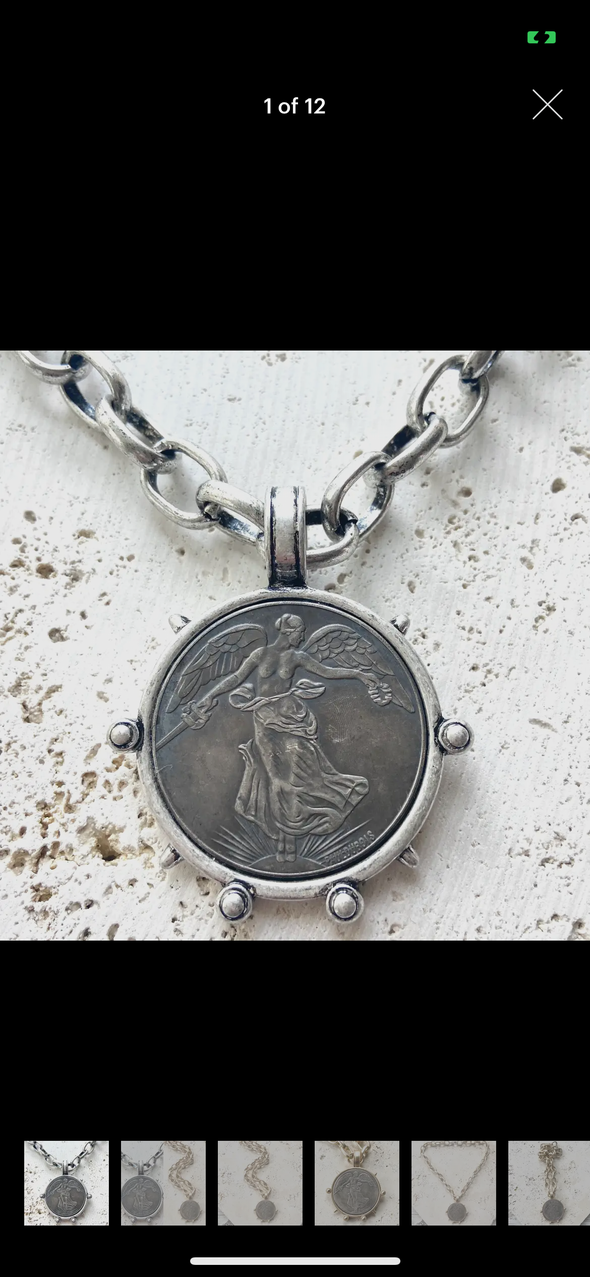 French coin necklaces