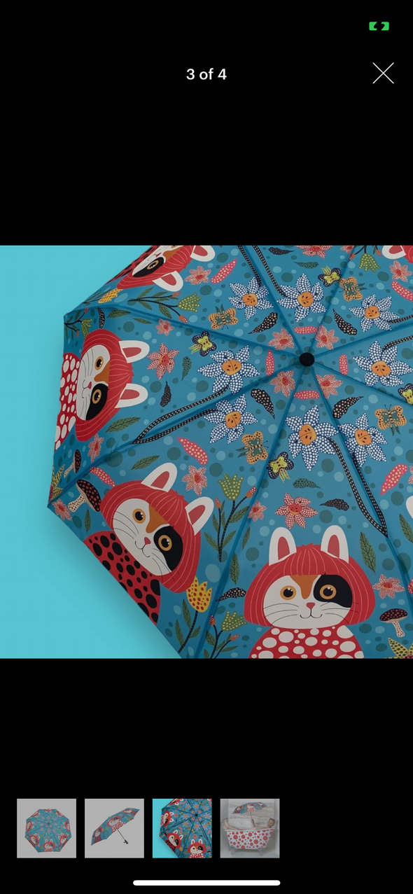 Animal printed umbrellas