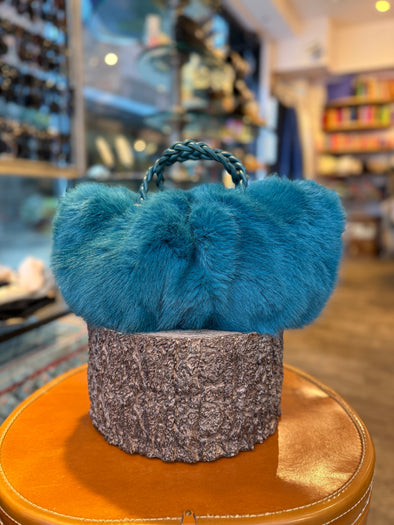 Chubby faux fur handbag