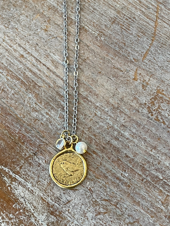 French coin necklaces