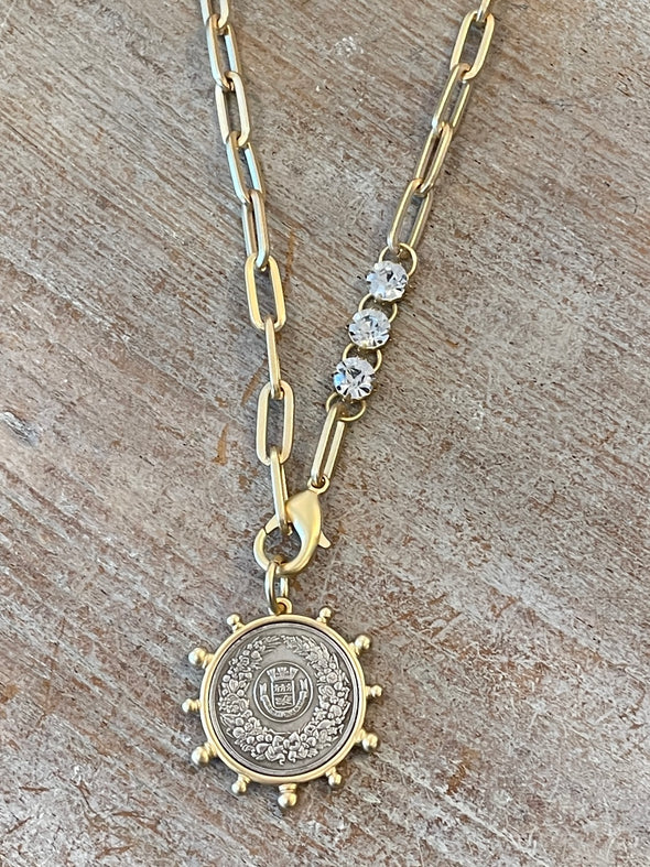 French coin necklaces