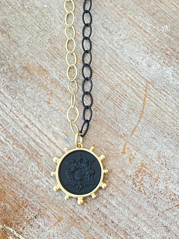 French coin necklaces