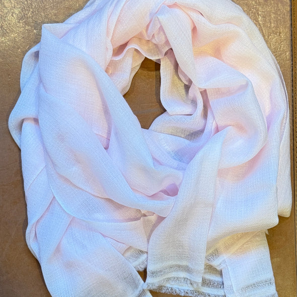 Feather weight cashmere scarves