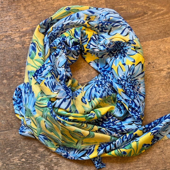 Floral print scarves