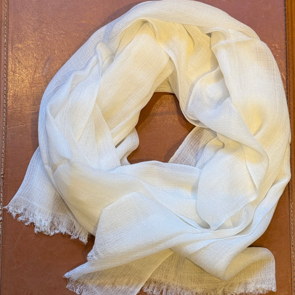 Feather weight cashmere scarves