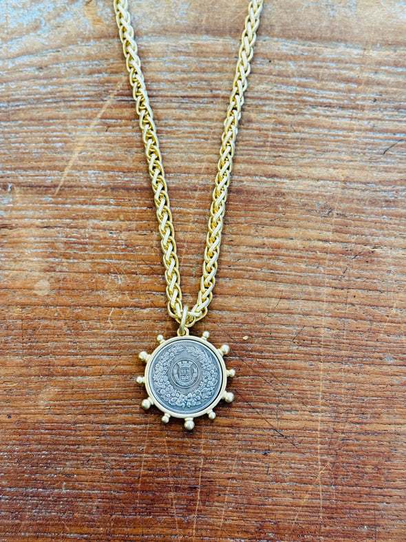 French coin necklaces