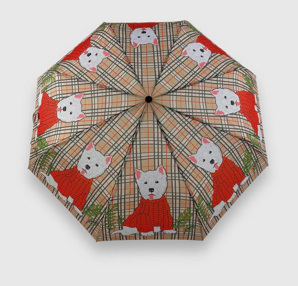 Animal printed umbrellas