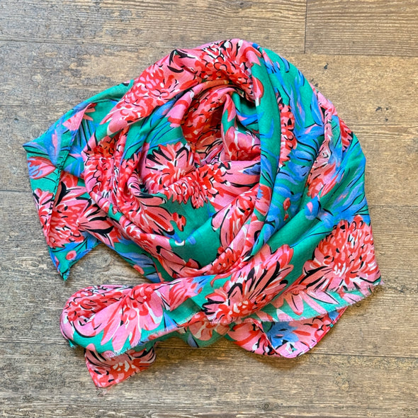 Floral print scarves