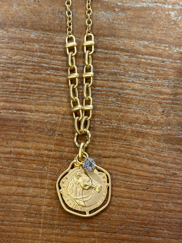 French coin necklaces