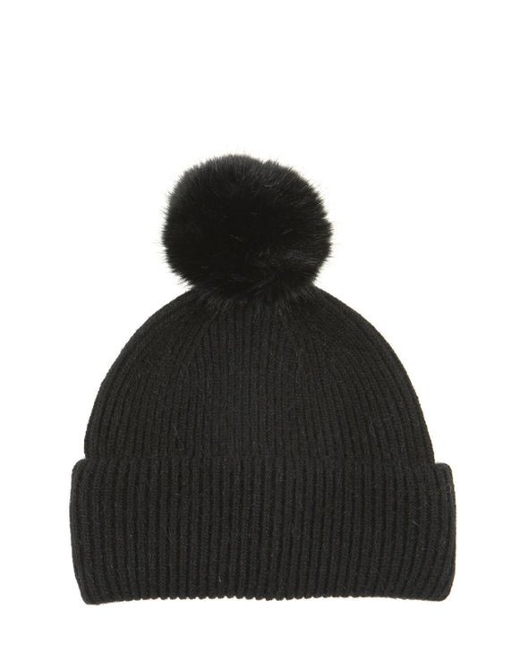 Italian knit pom caps