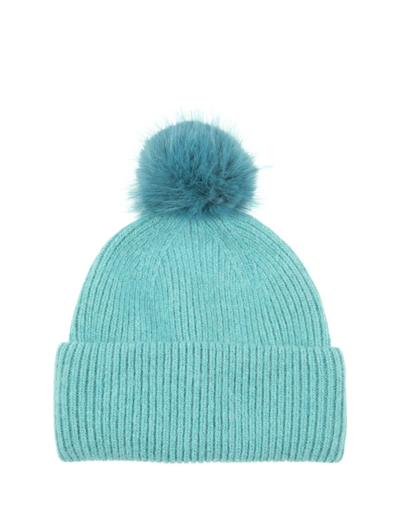 Italian knit pom caps