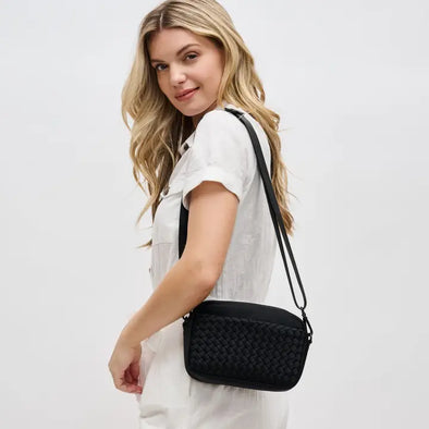 Inspiration woven neoprene handbag