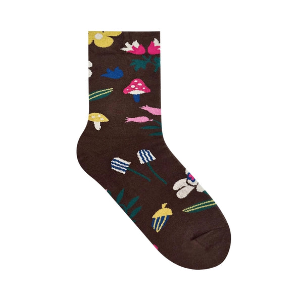 Cotton blend crew socks