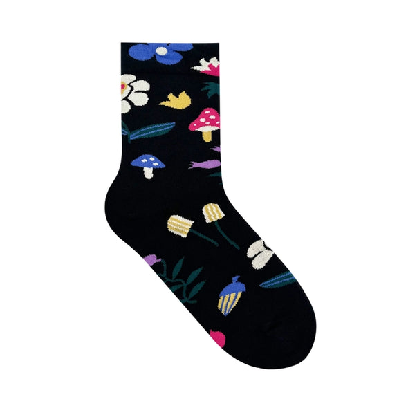 Cotton blend crew socks